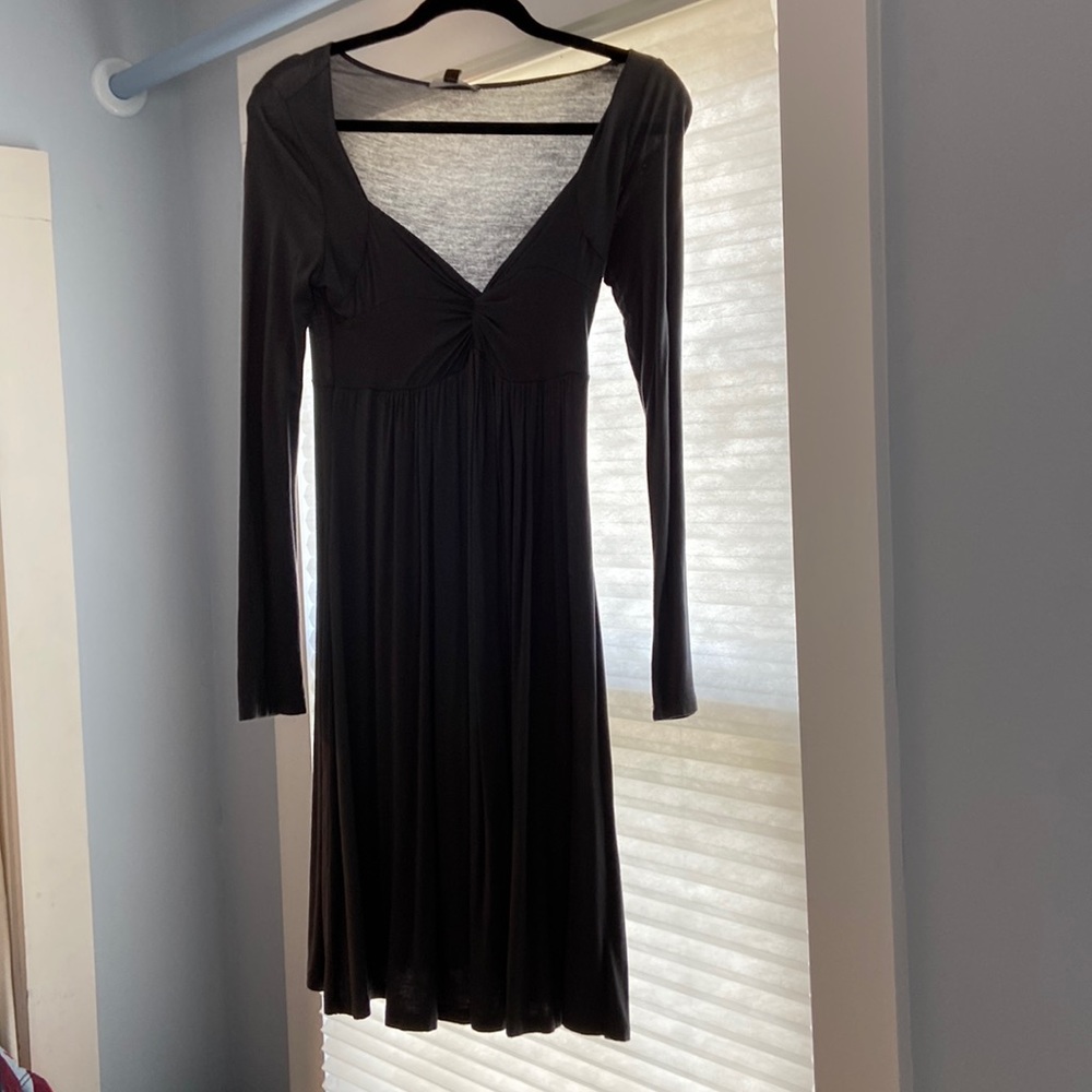 Long sleeve cotton dress